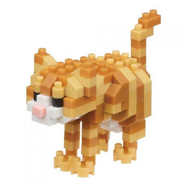 nanoblock NBC-282 茶虎貓 085 KD21182 