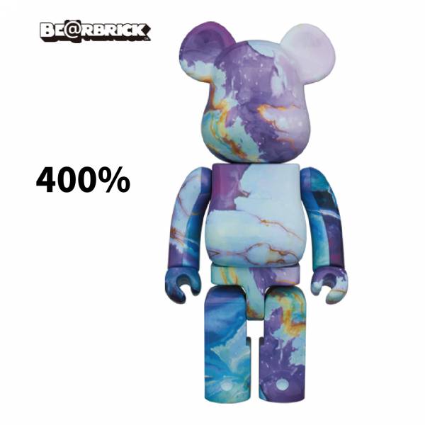 庫柏力克熊 BE@RBRICK 400% marble 