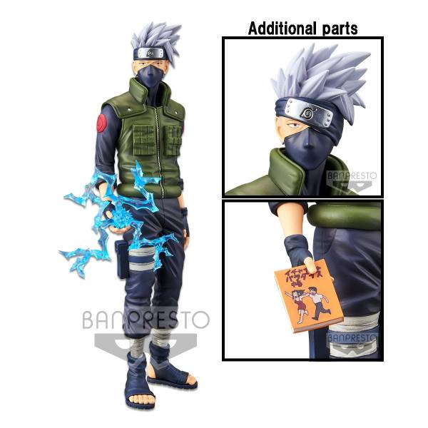 BANPRESTO 代理版 火影忍者疾風傳 Grandista nero 旗木卡卡西 JXBP16836 