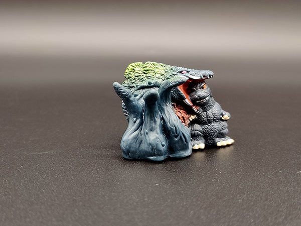BANDAI 怪獸王俱樂部 哥吉拉 指偶  哥吉拉 vs 碧奧蘭蒂1989年 中古品-C級 