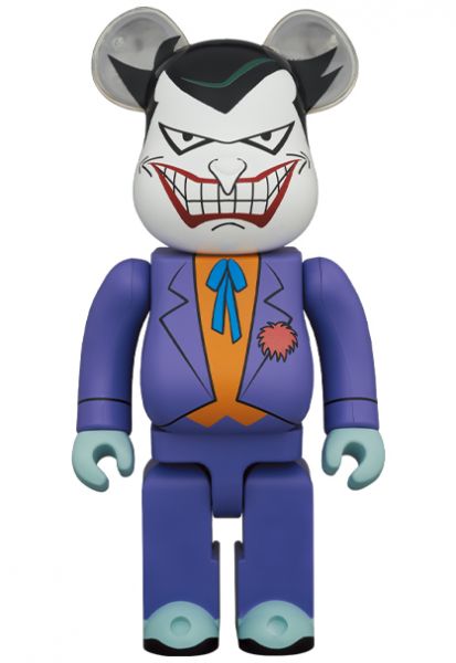 庫柏力克熊 BE@RBRICK 100%&400% JOKER (Batman the Animated Series Version)小丑 BEARBRICK,蝙蝠俠,動畫系列,小丑