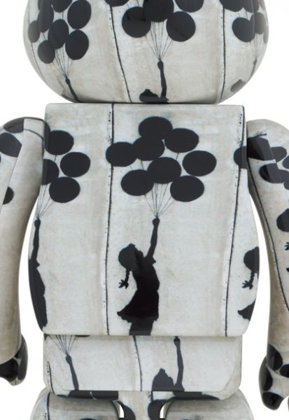 庫柏力克熊 BE@RBRICK 1000% Flying Balloons Girl 氣球女孩 