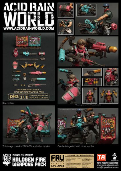 酸雨戰爭 FAV-AP04 縱情狂歡 霓虹武器包 Viva la Loca Halogen Fire Weapons Pack 
