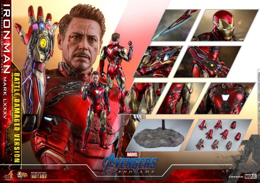 HOT TOYS MMS543D33 復仇者聯盟 終局之戰 鋼鐵人MK85 戰損款 HOT TOYS,MMS543D33,復仇者聯盟,終局之戰,鋼鐵人MK85,戰損款,鋼鐵人MK85,安東尼·愛德華·史塔克,史塔克MK85,安東尼MK85,Lok Ho,JC. Hong