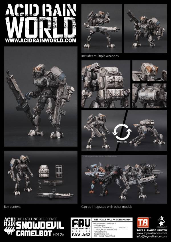 【TOYS ALLIANCE】FAV-A62 Snowdevil Camelbot HR12v 雪鬼骆驼人 
