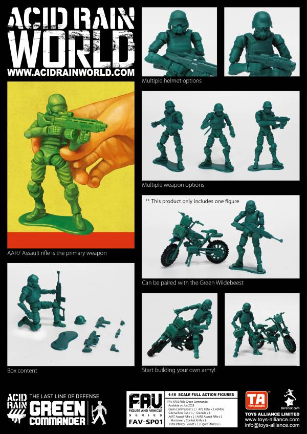 酸雨戰爭 FAV-SP01 Green Commander 綠兵指揮官兵 
