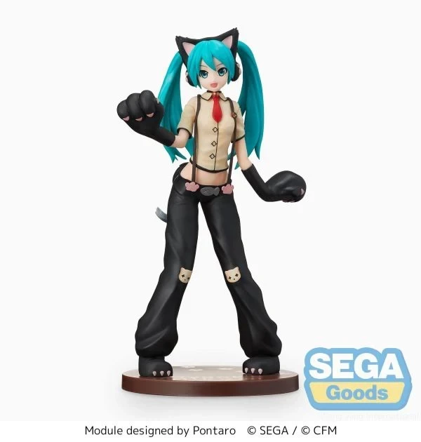 【SEGA TOY】日版 Project DIVA Arcade Future Tone 初音未來 貓咪裝 