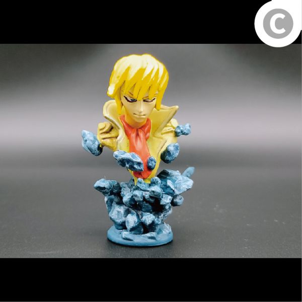 FIGUAX 永井豪 DYANMIC GAME BLOCK  惡魔人 02 飛鳥了 胸像盒玩 中古品-C級 