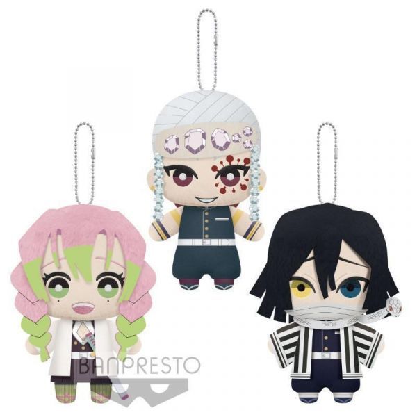 BANPRESTO 代理版 鬼滅之刃 柱登場編 絨毛吊飾 鬼滅之刃,炎柱,音柱,水柱,戀柱,霞柱,岩柱,風柱,鬼滅,吊飾