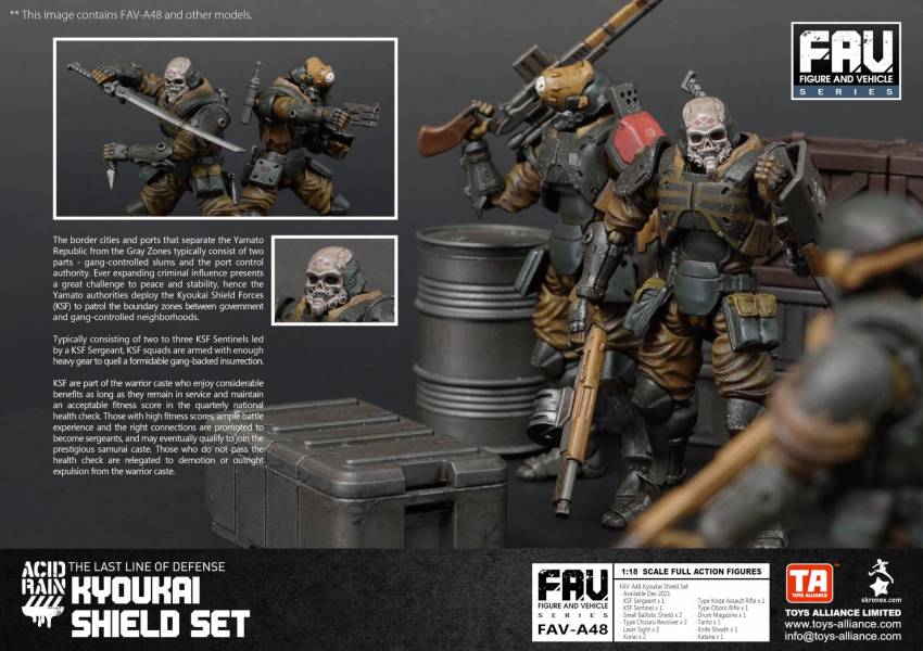 酸雨戰爭 FAV-A48 境界部隊套裝 酸雨戰爭,劉斯傑,TOYS ALLIANCE ACID RAIN Preorder,可動公仔,酸雨,設計師公仔,遊戲,酸雨戰爭現貨,酸雨戰爭公鹿小隊,酸雨戰爭動畫,酸雨戰爭購買,酸雨戰爭介紹,酸雨戰爭wiki,香港設計師,FAV-A48,境界部隊套裝