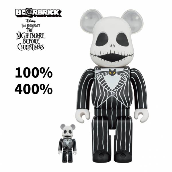 庫柏力克熊 BE@RBRICK 100%&400% set Jack Skellington 2021 聖誕夜驚魂傑克 