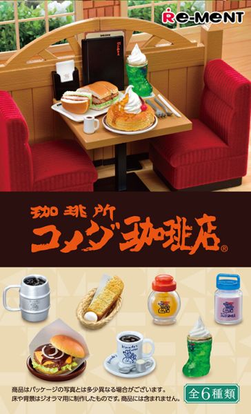 RE-MENT 聯名系列 Komeda's Coffee 客美多咖啡 6入 RE-MENT,聯名系列,Komeda's,Coffee,客美多咖啡,6入,