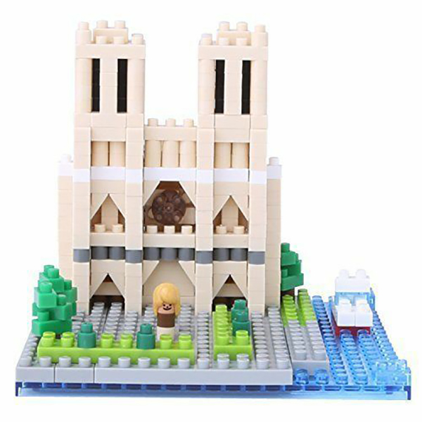 nanoblock NBH-093 巴黎聖母院 185 