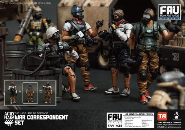 酸雨戰爭 FAV-A28 戰地記者套裝 War Correspondent Set 