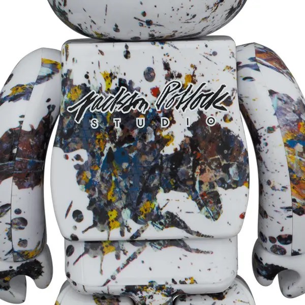 庫柏力克熊 BE@RBRICK 100%&400% Jackson Pollock Studio (SPLASH) BEARBRICK,潑墨,美國,抽象,藝術家,JacksonPollock,JacksonPollockStudio,SPLASH