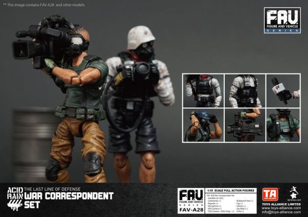 酸雨戰爭 FAV-A28 戰地記者套裝 War Correspondent Set 