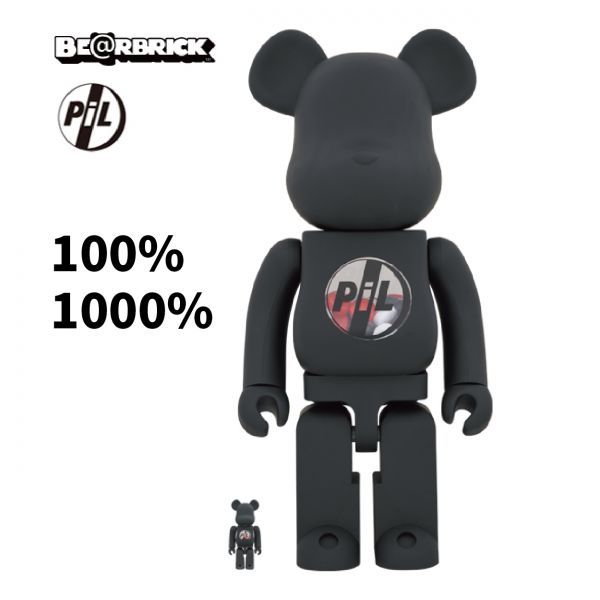 BE@RBRICK 100%&1000% set PiL Be@rbrick,庫柏力克,BEARBICK,藝術家,聯名熊