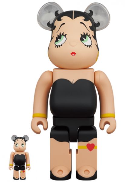 庫柏力克熊 BE@RBRICK 100%&400% set Betty Boop BLACK Ver. 