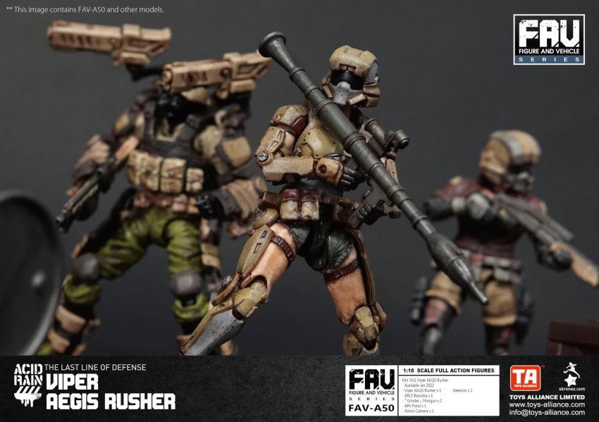 酸雨戰爭 FAV-A50 Viper AEGIS Rusher 蝮蛇埃癸斯衝擊者 酸雨戰爭,劉斯傑,TOYS ALLIANCE ACID RAIN Preorder,可動公仔,酸雨,設計師公仔,遊戲,酸雨戰爭現貨,酸雨戰爭公鹿小隊,酸雨戰爭動畫,酸雨戰爭購買,酸雨戰爭介紹,酸雨戰爭wiki,香港設計師,蝮蛇埃癸斯衝擊者,FAV-A50