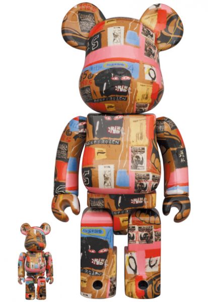 庫柏力克熊  BE@RBRICK 100%& 400% Andy Warhol × JEAN-MICHEL BASQUIAT #2 安迪·沃荷 米歇爾 巴斯奎特 #2 