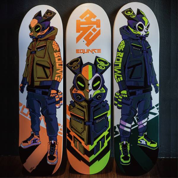 Go Art BOUNCE BOUNCE MAN 滑板(蓄光) BOUNCE,滑板,BOUNCE MAN,哈玩具