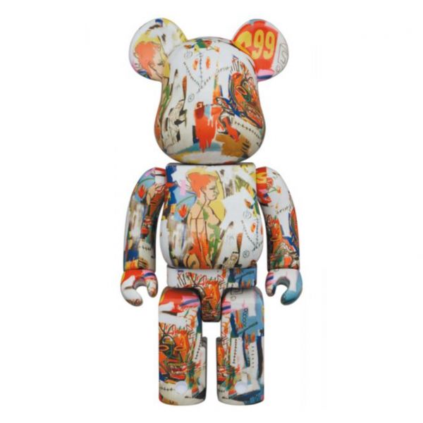 BE@RBRICK 1000% Andy Warhol x JEAN-MICHEL BASQUIAT #4 BE@RBRICK,400%,Andy,Warhol,,JEAN-MICHEL ,BASQUIAT,#4,庫柏力克,藝術家聯名,巴斯奇亞,安迪沃荷,四代聯乘,藝術大師,傳奇藝術,暴力熊
