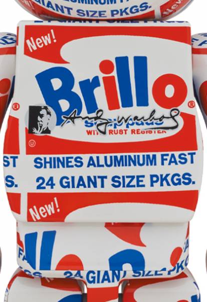 庫柏力克熊 BE@RBRICK 1000% ANDY WARHOL Brillo 
