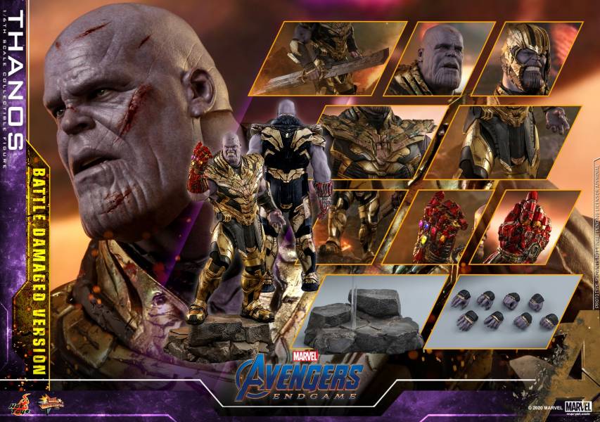 HOT TOYS MMS564 復仇者聯盟 終局之戰 薩諾斯 戰損版 