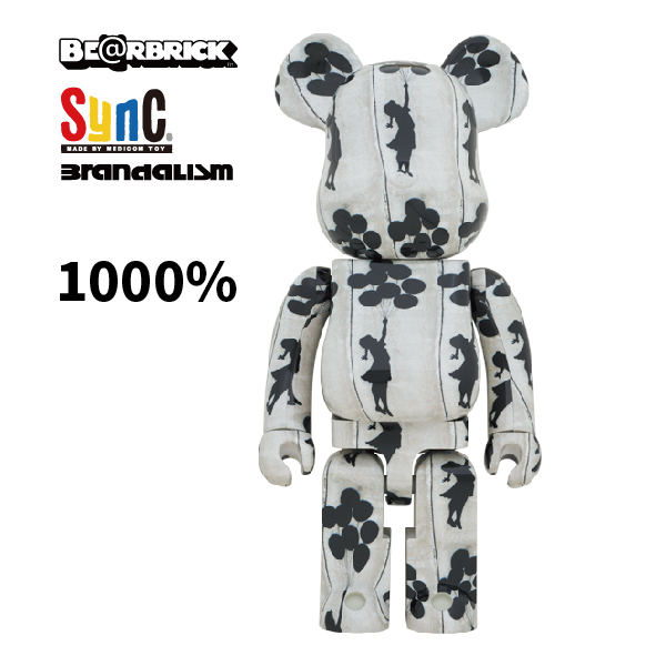 庫柏力克熊 BE@RBRICK 1000% Flying Balloons Girl 氣球女孩 