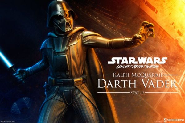 SIDESHOW #200371 星際大戰 達斯維德 Ralph McQuarrie設計款 雕像 SIDESHOW