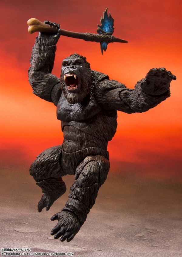 BANDAI S.H.MonsterArts 哥吉拉大戰金剛 金剛 KONG 2021 