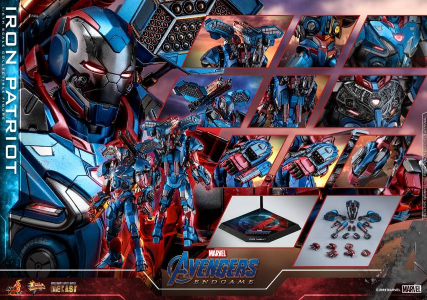HOT TOYS MMS547D34 復仇者聯盟 終局之戰 鋼鐵愛國者 
