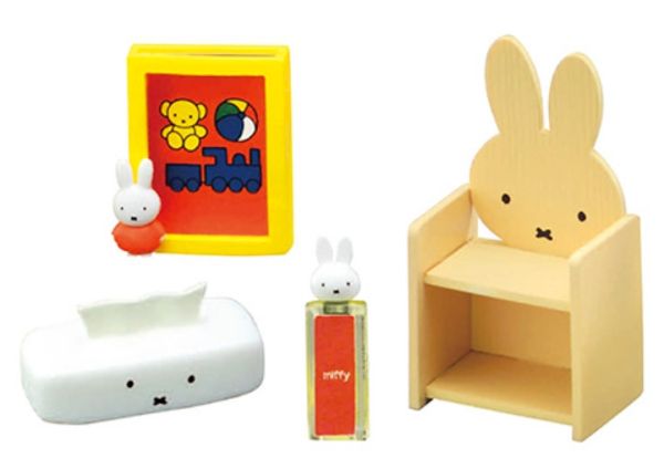 RE-MENT miffy系列 miffy的房間 6入 RE-MENT,miffy系列,miffy的房間,6入