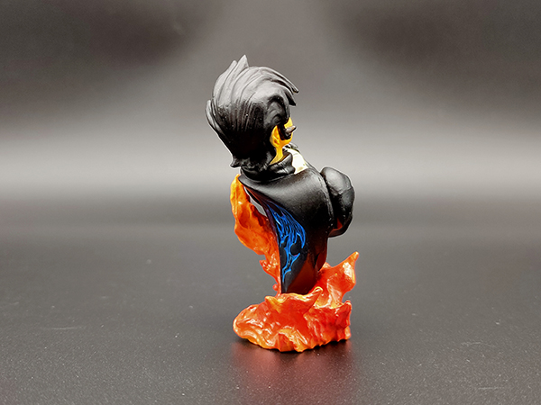 FIGUAX 永井豪 DYANMIC GAME BLOCK  惡魔人 01 不動明 胸像盒玩 中古品-C級 