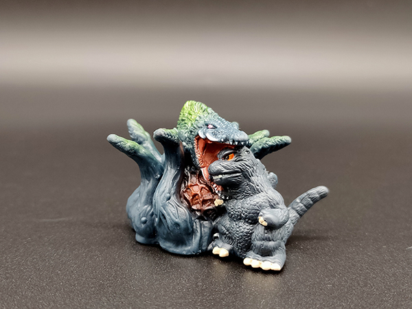 BANDAI 怪獸王俱樂部 哥吉拉 指偶  哥吉拉 vs 碧奧蘭蒂1989年 中古品-C級 