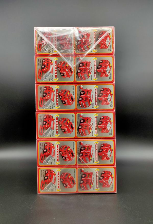 TAKARA CHORO Q  消防隊 內部再現 阿Q車 迴力車 盒玩 一中盒 全12種 中古品-S級 