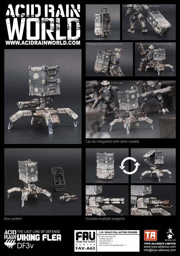 酸雨戰爭 FAV-A63 Viking Flea DF3v 维京蚤 DF3v 酸雨戰爭,劉斯傑,TOYS ALLIANCE ACID RAIN Preorder,可動公仔,酸雨,設計師公仔,遊戲,酸雨戰爭現貨,酸雨戰爭公鹿小隊,酸雨戰爭動畫,酸雨戰爭購買,酸雨戰爭介紹,酸雨戰爭wiki,香港設計師,FAV-A63, Viking Flea DF3v,维京蚤 DF3v