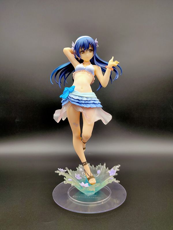 壽屋 love live! 1/8 PVC 園田海未 夏色笑容1,2,Jump Ver. 中古品-C級 