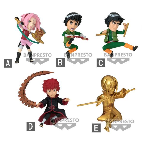 【BANPRESTO】代理版-火影忍者 NARUTOP99 WCF vol.4 一套5入 BP88991 
