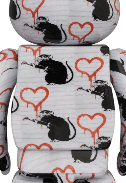 BE@RBRICK 100%&400%LOVE RAT                                                                