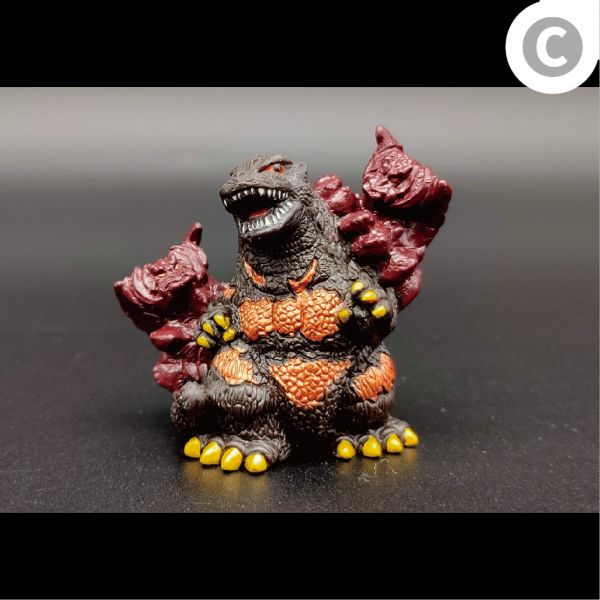 BANDAI 怪獸王俱樂部 哥吉拉 指偶 哥吉拉v s 戴斯特洛伊亞 1995年 中古品-C級 