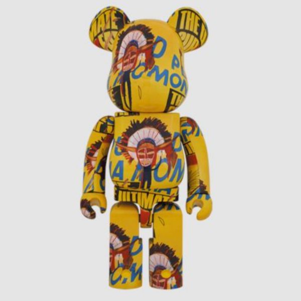 BE@RBRICK 1000%Andy Warhol × JEAN-MICHEL BASQUIAT #3 