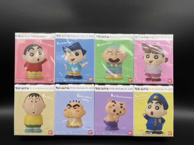 BANDAI 盒玩 蠟筆小新 好朋友 軟膠公仔 2 (全8種) 