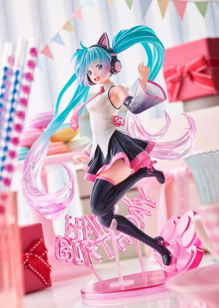 TAITO 日版 AMP初音未來 2021 生日快樂 Happy Cat 