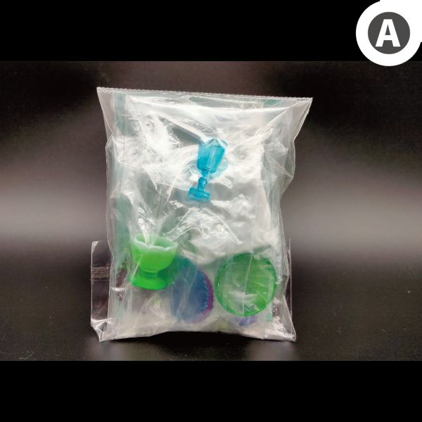 RE-MENT 袖珍系列 夢幻食器 餐具 單售 4號 和風玻璃 食玩 盒玩 中古品-A級 