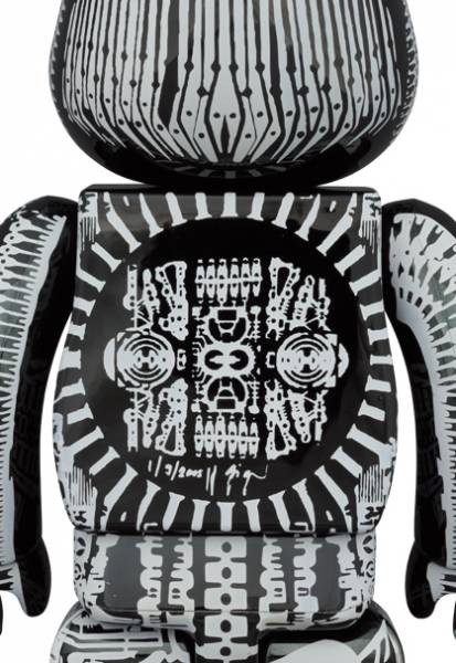庫柏力克熊 BE@RBRICK 100%&400% H.R.GIGER BLACK CHROME Ver 黑 