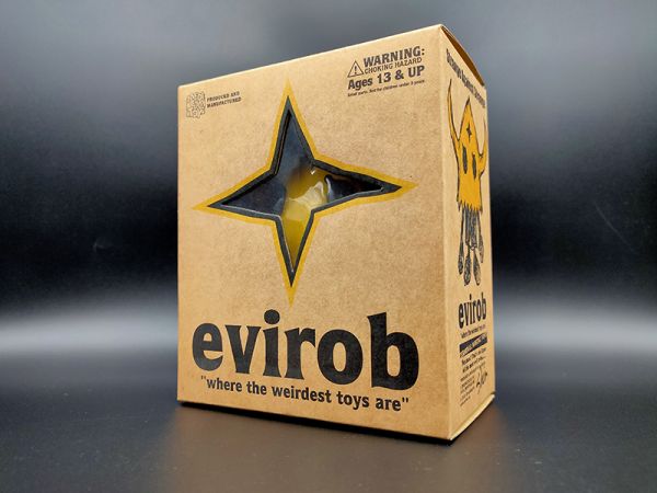 MEDICOM TOY evirob 牛角人 DEVILROBOTS 軍團新兵 黃頭黑身 WCC16紀念 300體限定 中古品-S級 