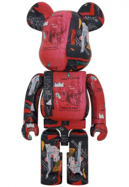 庫柏力克熊 BE@RBRICK 1000% Andy Warhol × JEAN-MICHEL BASQUIAT #1 
