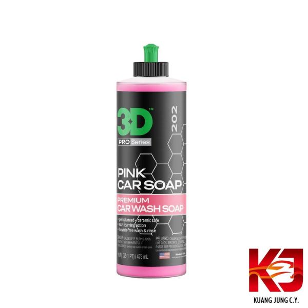 ⋄蠟妹緹緹⋄ 3D PINK CAR SOAP 粉紅洗車精 中性 高發泡 清潔劑 16oz 1加侖 洗車精,中性,高發泡,清潔劑