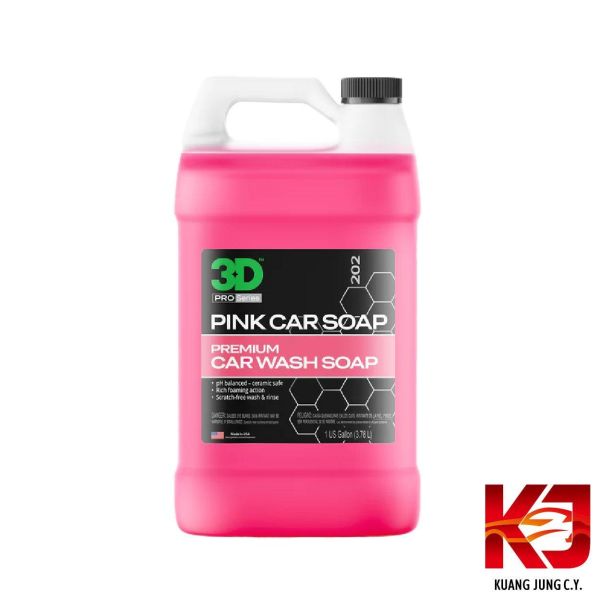 ⋄蠟妹緹緹⋄ 3D PINK CAR SOAP 粉紅洗車精 中性 高發泡 清潔劑 16oz 1加侖 洗車精,中性,高發泡,清潔劑